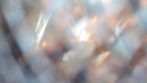 Candlelight flickering in crystal, abstract background Stock Footage 126837858