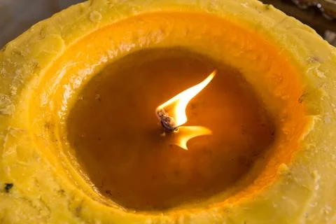 Candlelight Stockfoto's