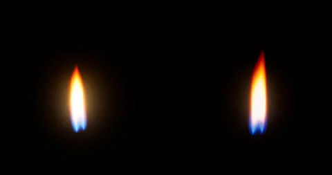 Candlelight simulation on black background Stock Footage 320007883
