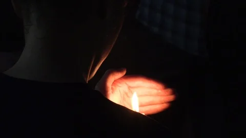 Candlelight vigil for the victims of Toronto Danforth Greektown mass shooting Stock Footage 112934785