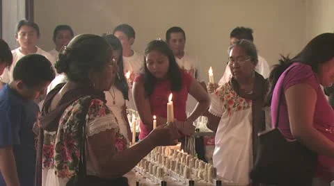 Candlelight Vigil4 Video stock 19325950