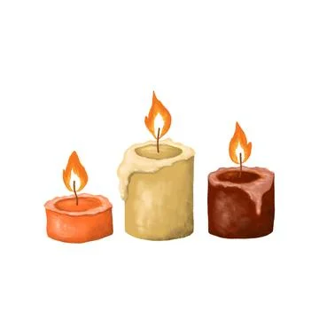 Candlelights collection Stock Illustration