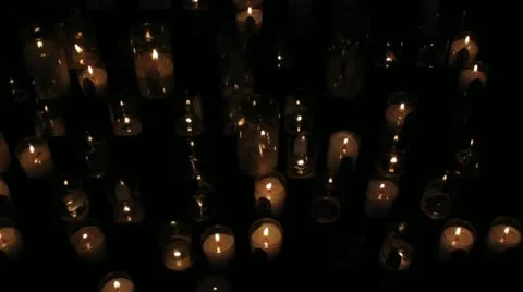Candles 06 Stock Footage 11957414