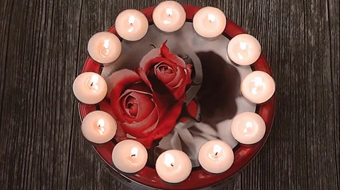 Candles-1 Stock Footage 34355894