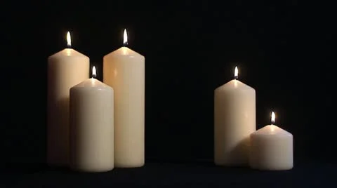 Candles 2 Stock Footage 10896272