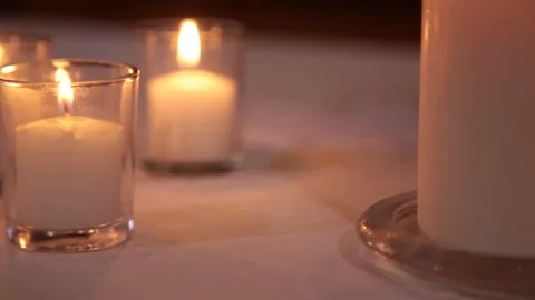Candles 3 Stock Footage 233185365