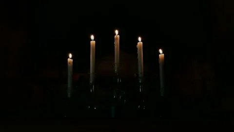 Candles 4K 30sec Stock Footage 147904310