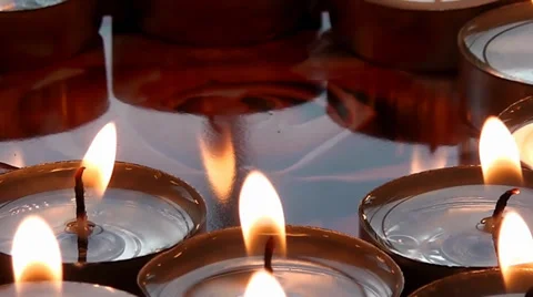 Candles-6 Stock Footage 34356254
