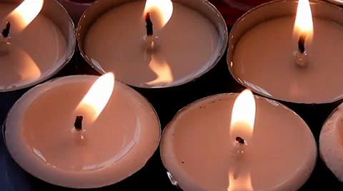 Candles-9 Stock Footage 34356352