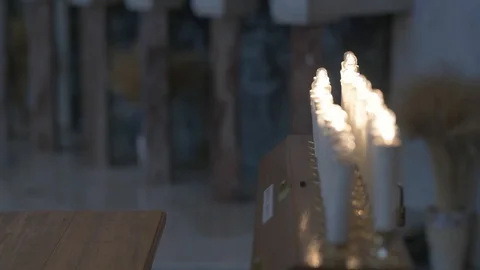 Candles alternate focus Stock Footage 89974466