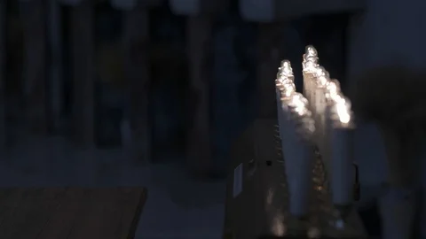 Candles alternate focus Stock Footage 89974505