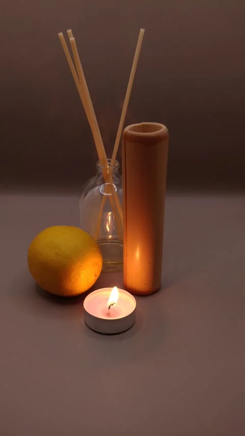 Candles and incense Stock Footage 331316054