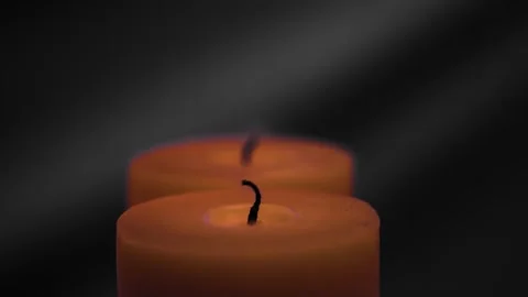 Candles Are Blown Out Stock Footage 300890431