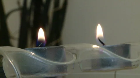 Candles being blown out Stock Footage 863595