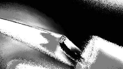 Candles black and white background Stock Footage 230922457