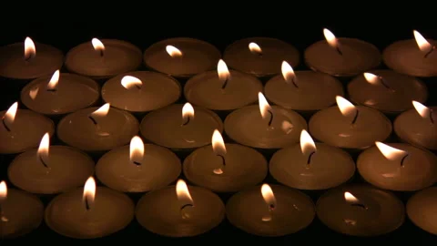 Candles burn Stock Footage 106485094