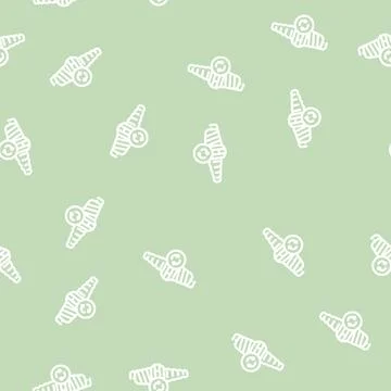 Candles car engine line vector seamless pattern Stock Illustration