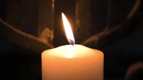 Candles in the church Video stock 260174136