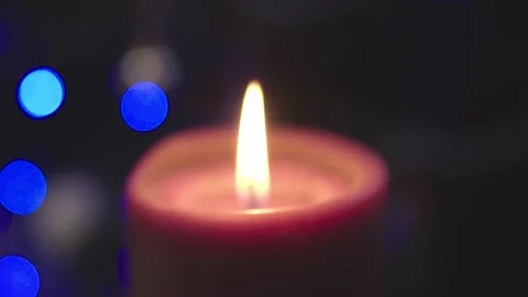 Candles create a cozy atmosphere Stock Footage 169343424