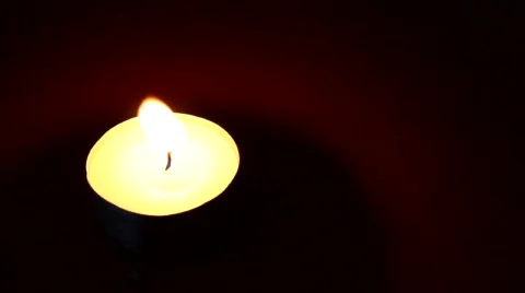 Candles in the dark background Stock Footage 687012