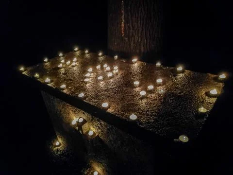 Candles in the Dark Scene Photos