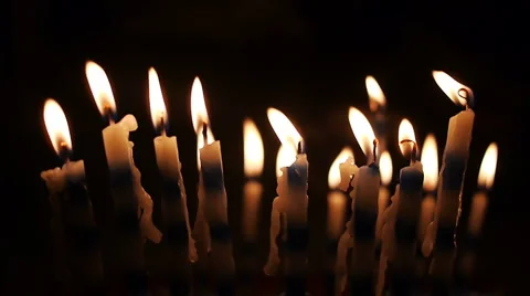 Candles in the Darkness Video stock 975330