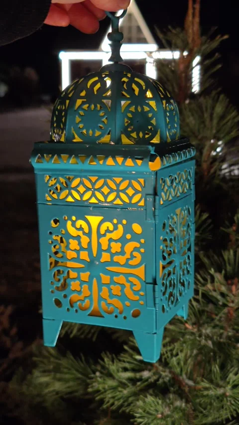 Candles decorative lamp Stock-Footage 325051206