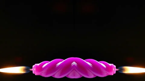 Candles in different formats. Vídeo Stock 41855035