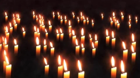 Candles Epic Background Animation Stock Footage 55684265