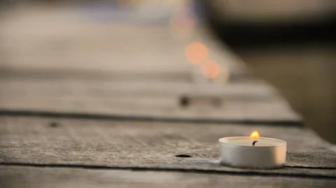 Candles, fading one by one Stock Footage 62623864