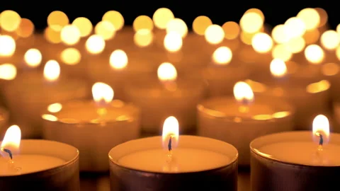 Candles flames Stock-Footage 160361414