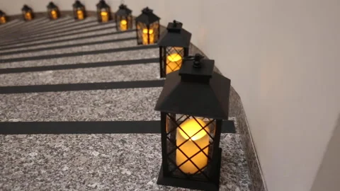 CANDLES FLICKER Stock Footage 178494519