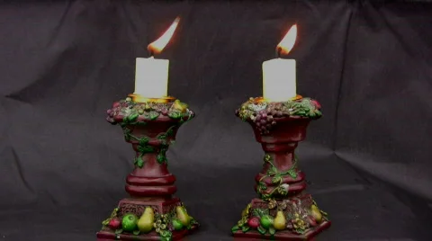 Candles Stock Footage 79391