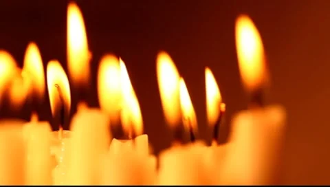 Candles Stock Footage