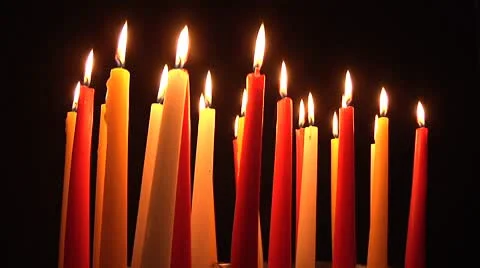 Candles Stock Footage 8961742