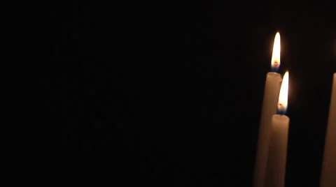 Candles. Stock Footage 8963224