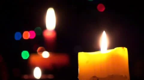 Candles Stock Footage 10587551