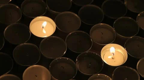 Candles Stock Footage 10804091