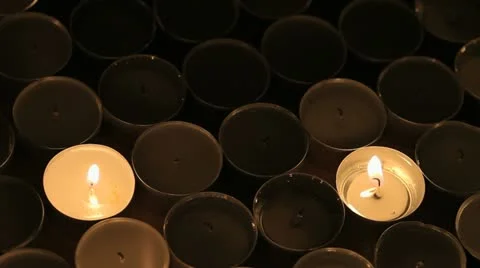 Candles Stock Footage 10862397