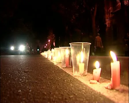 Candles Stock Footage 12135467