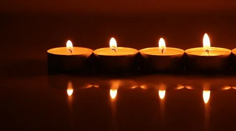 Candles Stock Footage 12732046