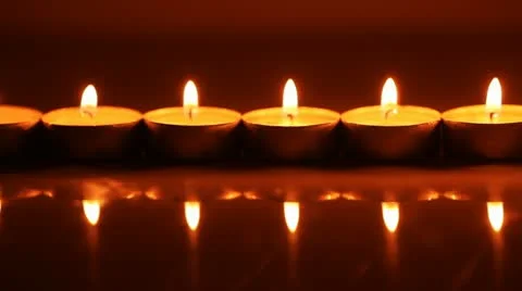Candles Stock Footage 12732279