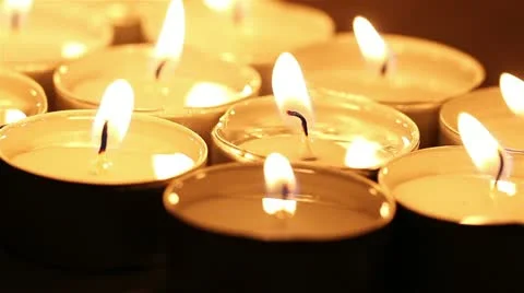 Candles Stock Footage 21252611
