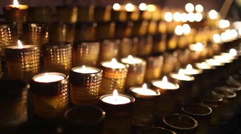 Candles Stock Footage 22215902