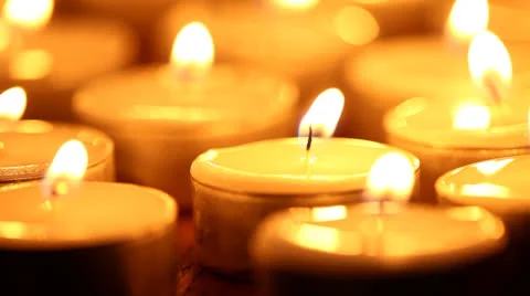 Candles Stock Footage 23391711