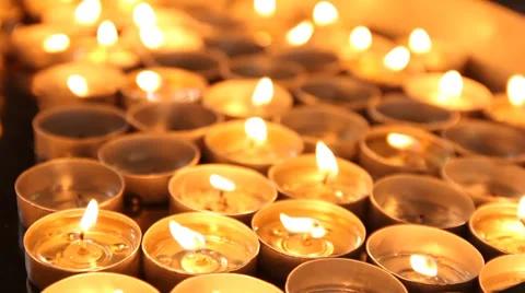 Candles Stock Footage 32152577