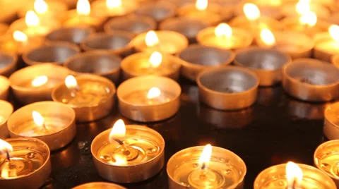 Candles Stock Footage 32152639
