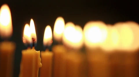 Candles Stock Footage 35188567