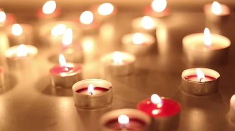 Candles Stock Footage 40730527