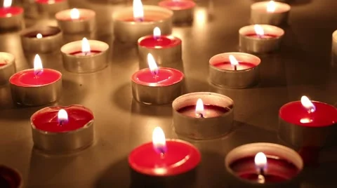 Candles Stock Footage 42950160